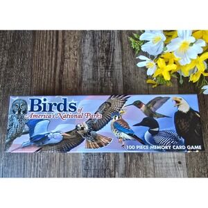 Birds of America's‎ National Parks 100 Piece Memory Card Game Bird Ducks Cards